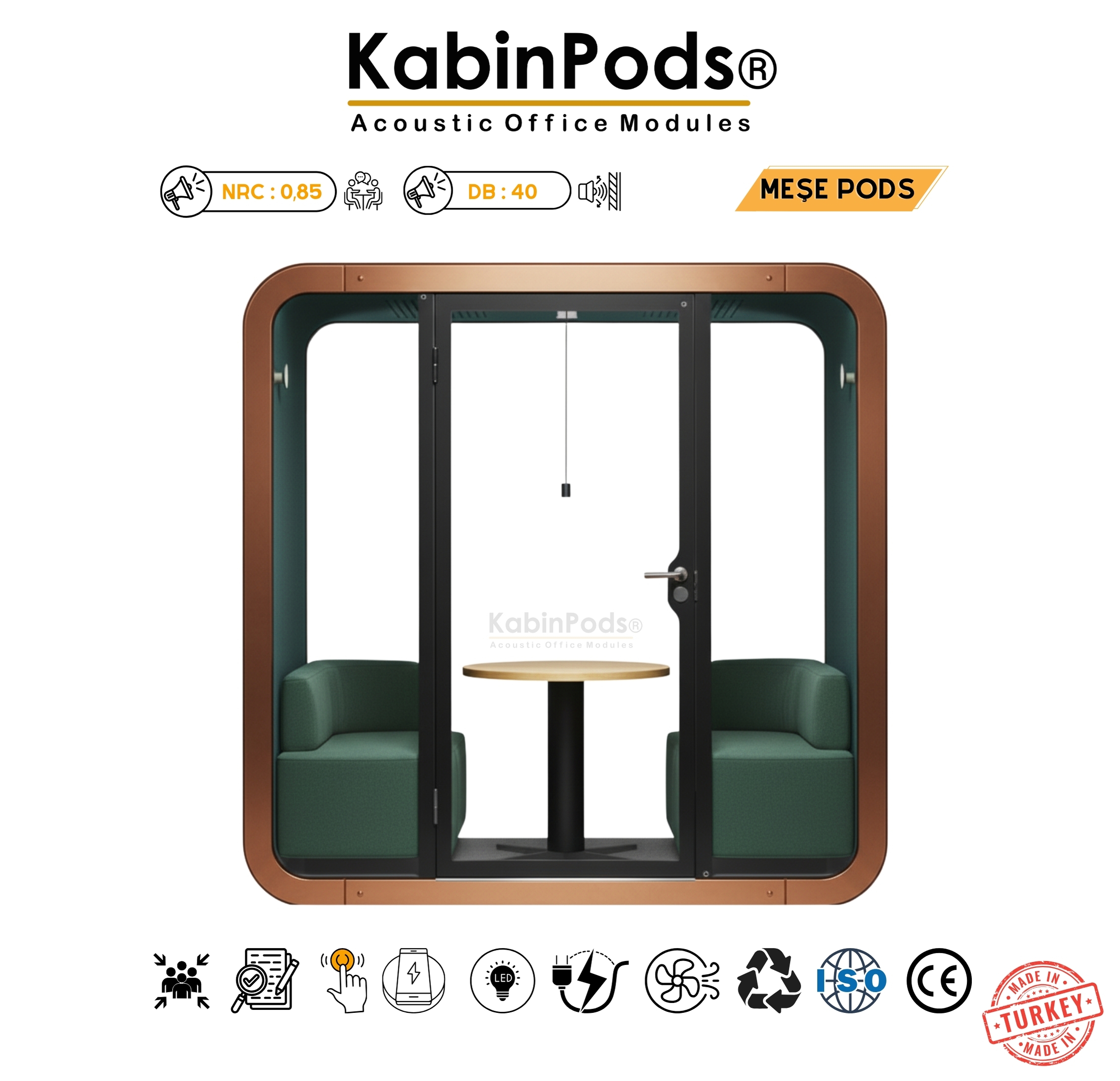 Sessiz Kabin - Toplantı Kabini Ürün Görseli